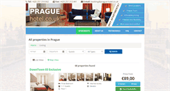Desktop Screenshot of prague-hotel.co.uk